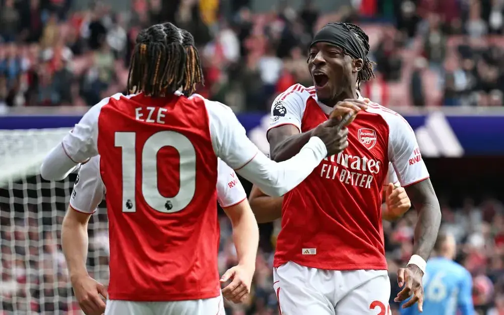 大胜让枪手, 并赢得了一 大胜让枪手, 并赢得了一